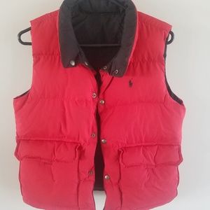 Polo ralph lauren reversible vest Red Black Unisex